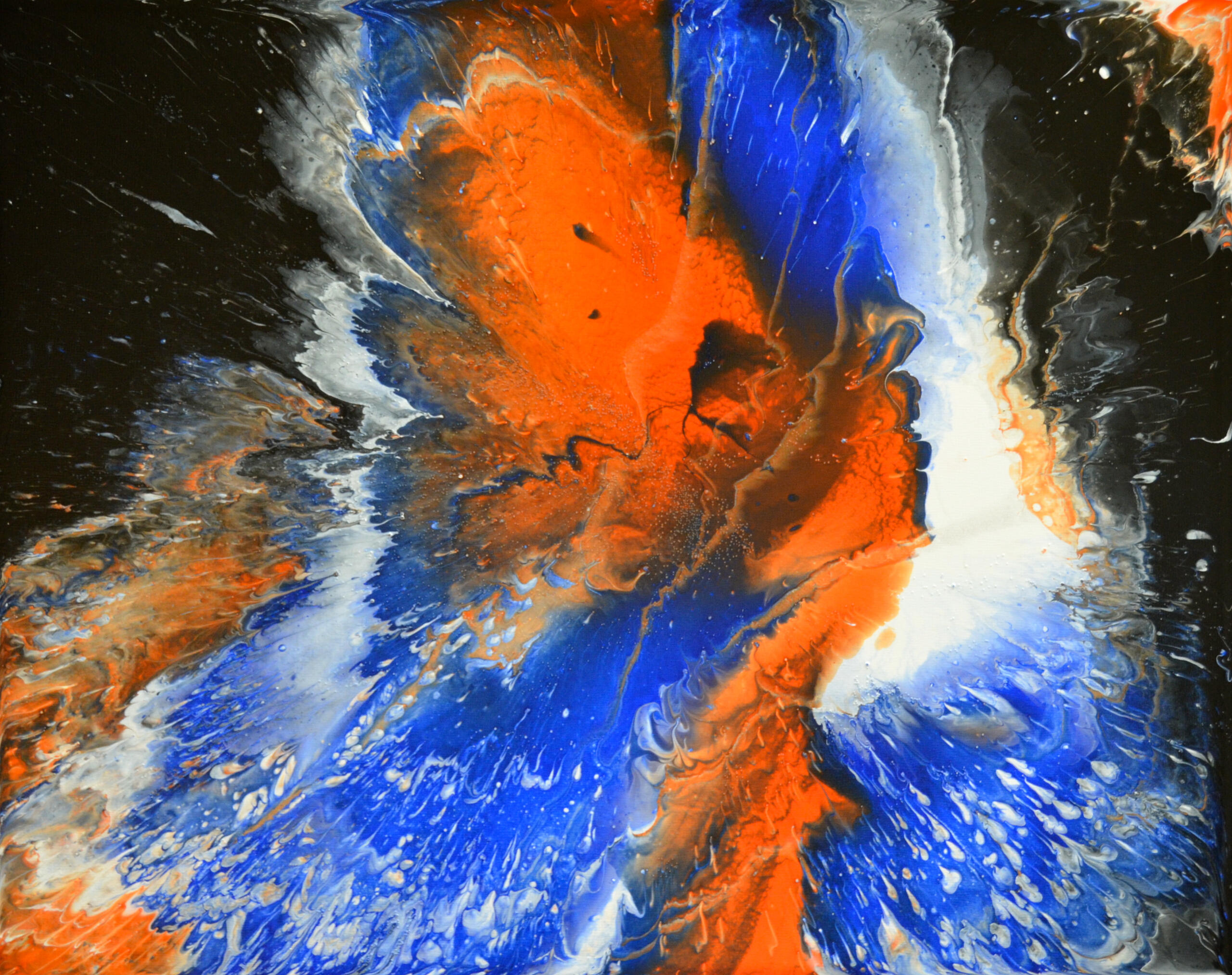 AS57, Acrylic on wood panel, 20" x 16" x 1.5", Sold