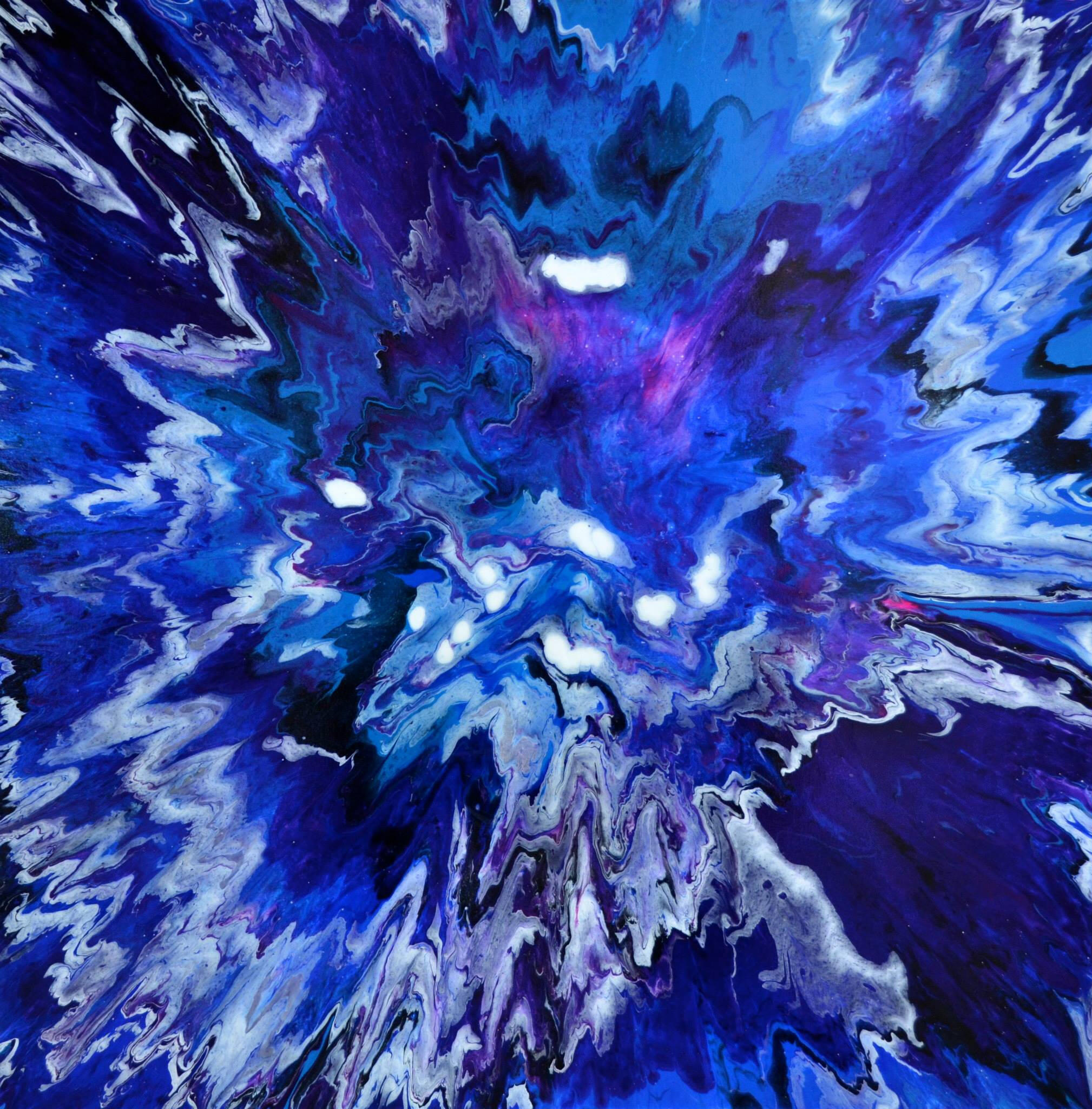 AS70 'Winter', $1000, Acrylic on wood panel, 36" x 36" x 2"