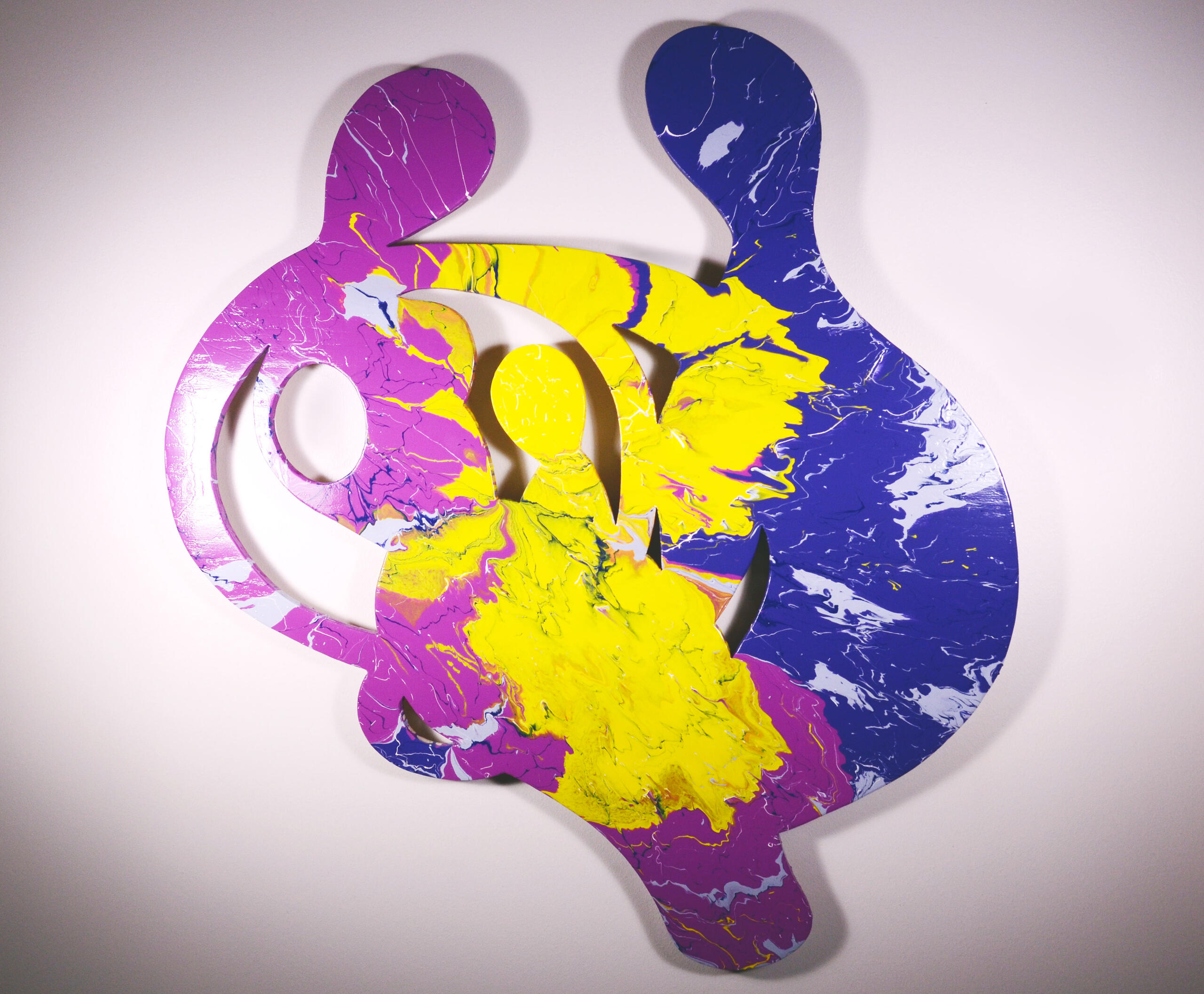 SS7 'Miracle', $900, Latex on wood panel, 48" x 40" x 3" (approx)