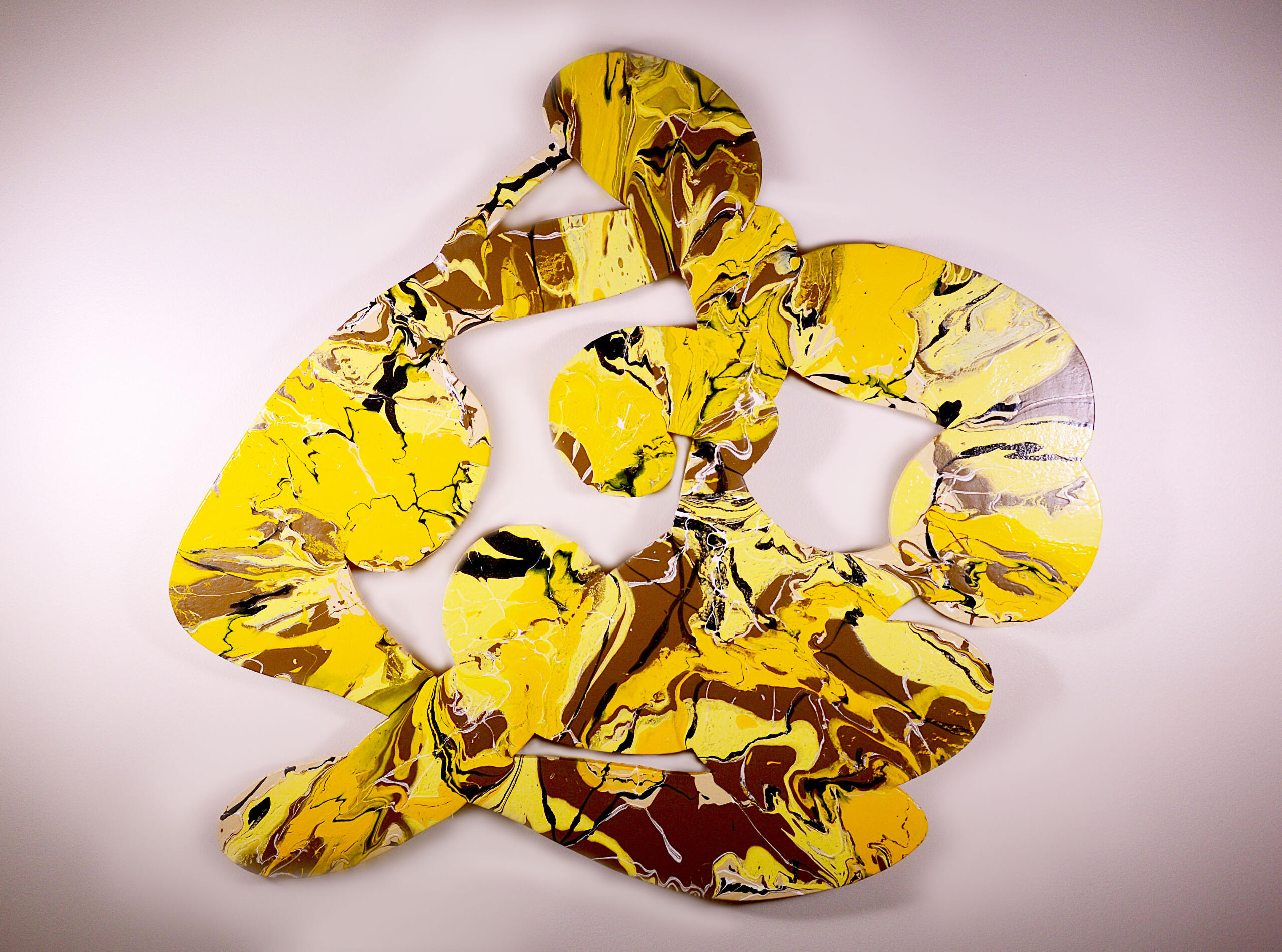 SS5 'Awake', $800, Latex on wood panel, 48" x 48" x 3" (approx)