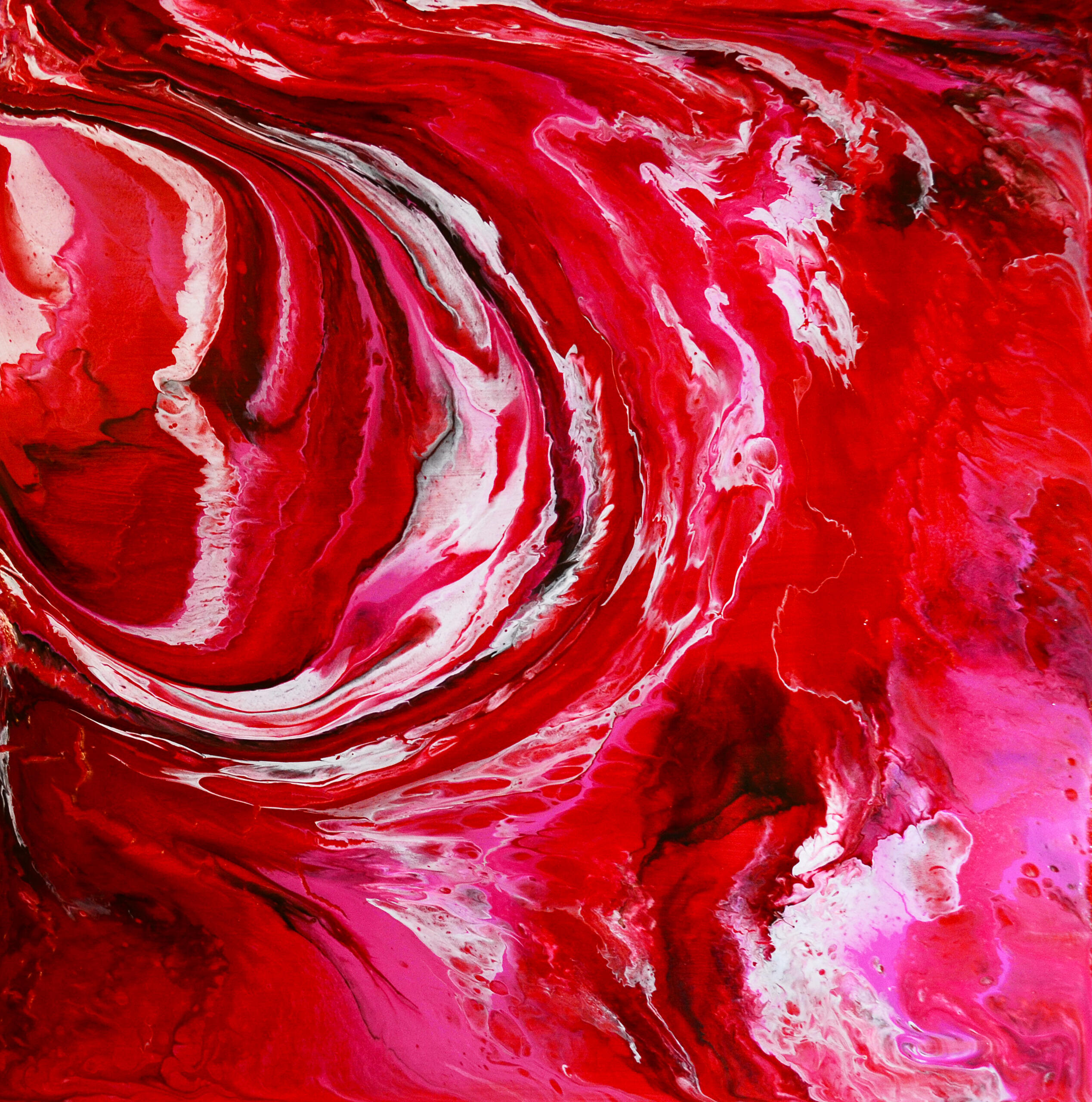 AS68, $525, Acrylic on wood panel, 24" x 24" x 1.5"