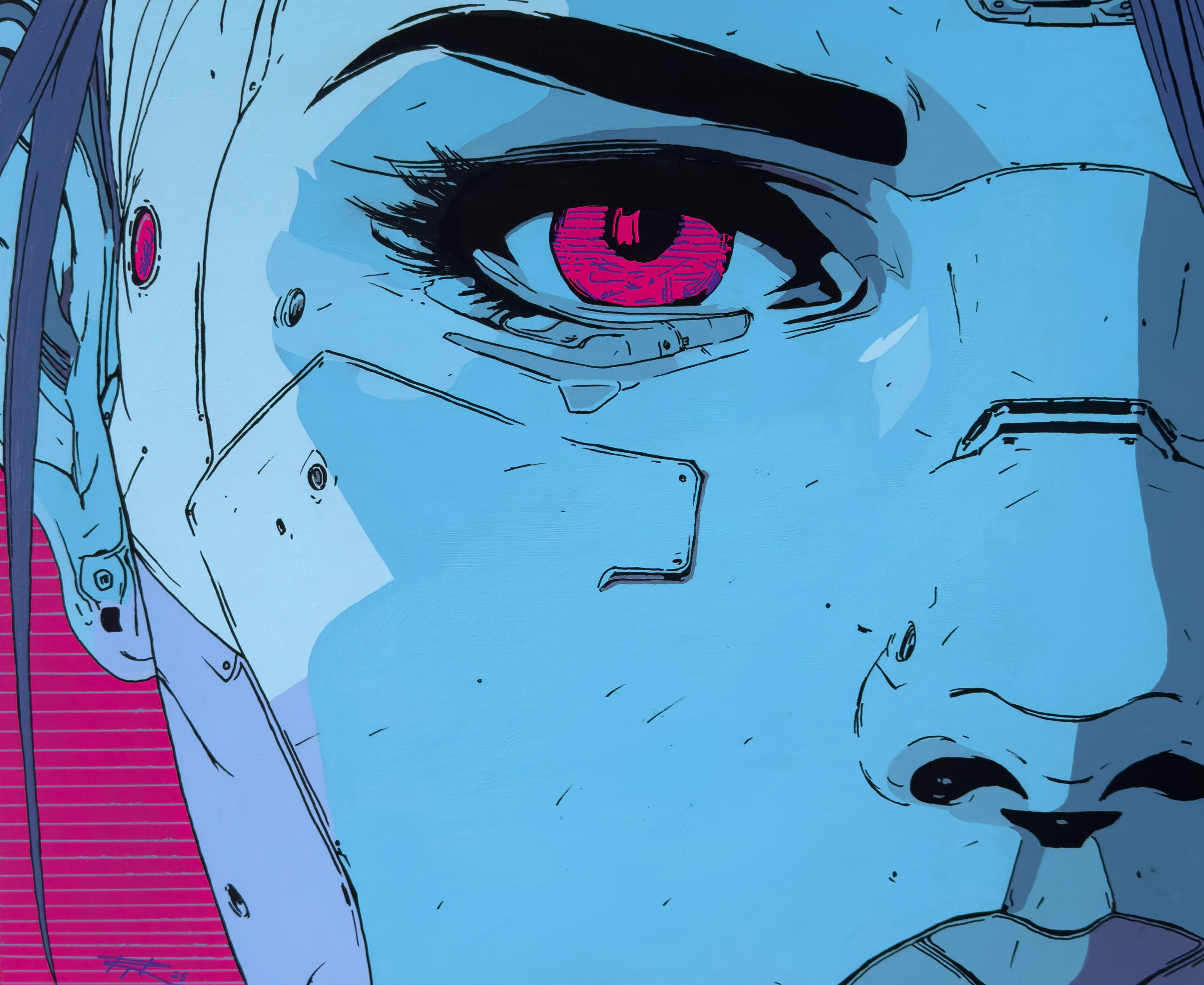 'Lucy', $950, acrylic on panel, 20" x 24"